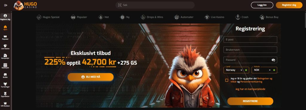 Advarsel Om Hugo Casino
