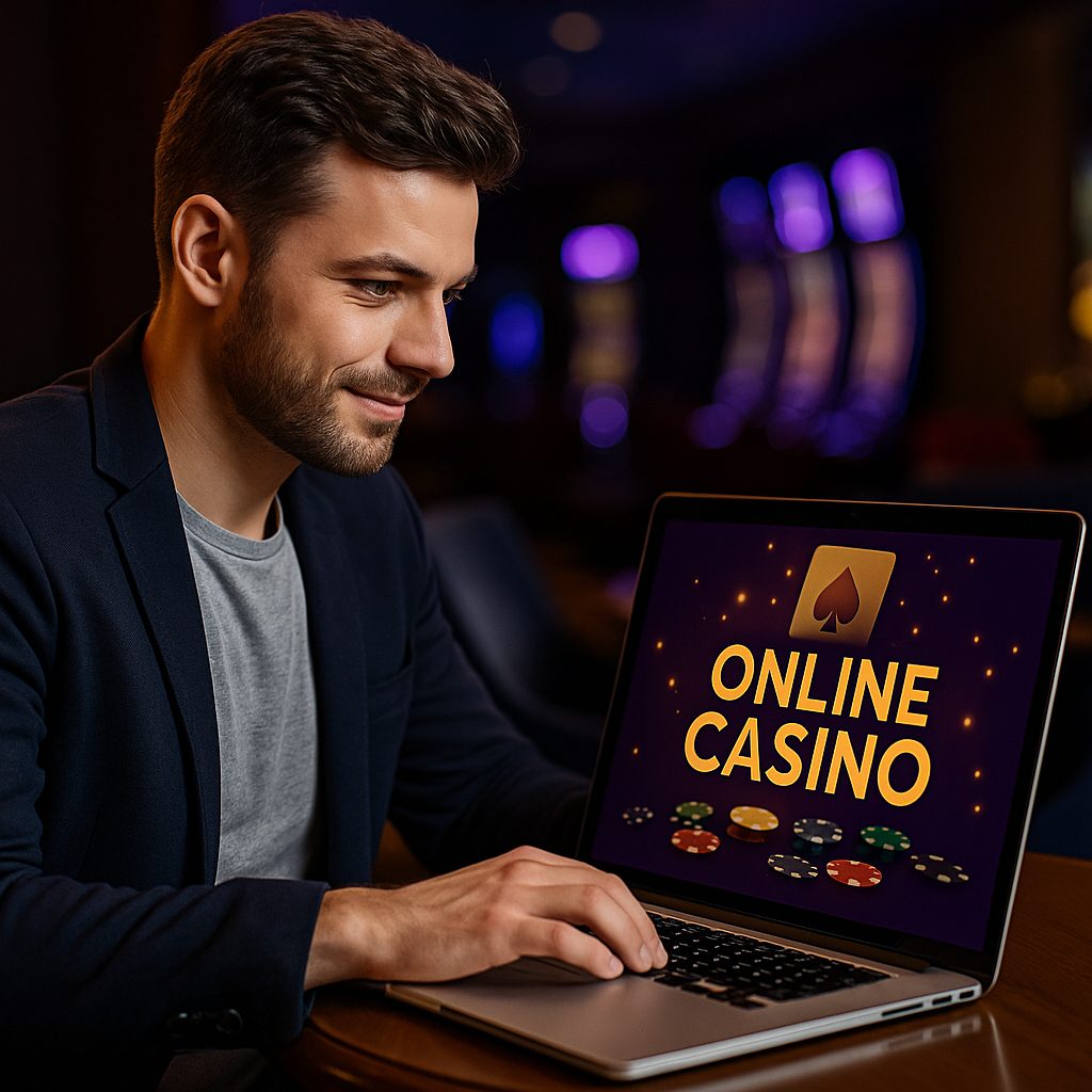 Chatgpt Said: Spiller På Nett Fra Laptopen Mens Han Sammenligner Trygge Norske Casino For Å Finne Et Sikkert Og Ansvarlig Casino På Nett.