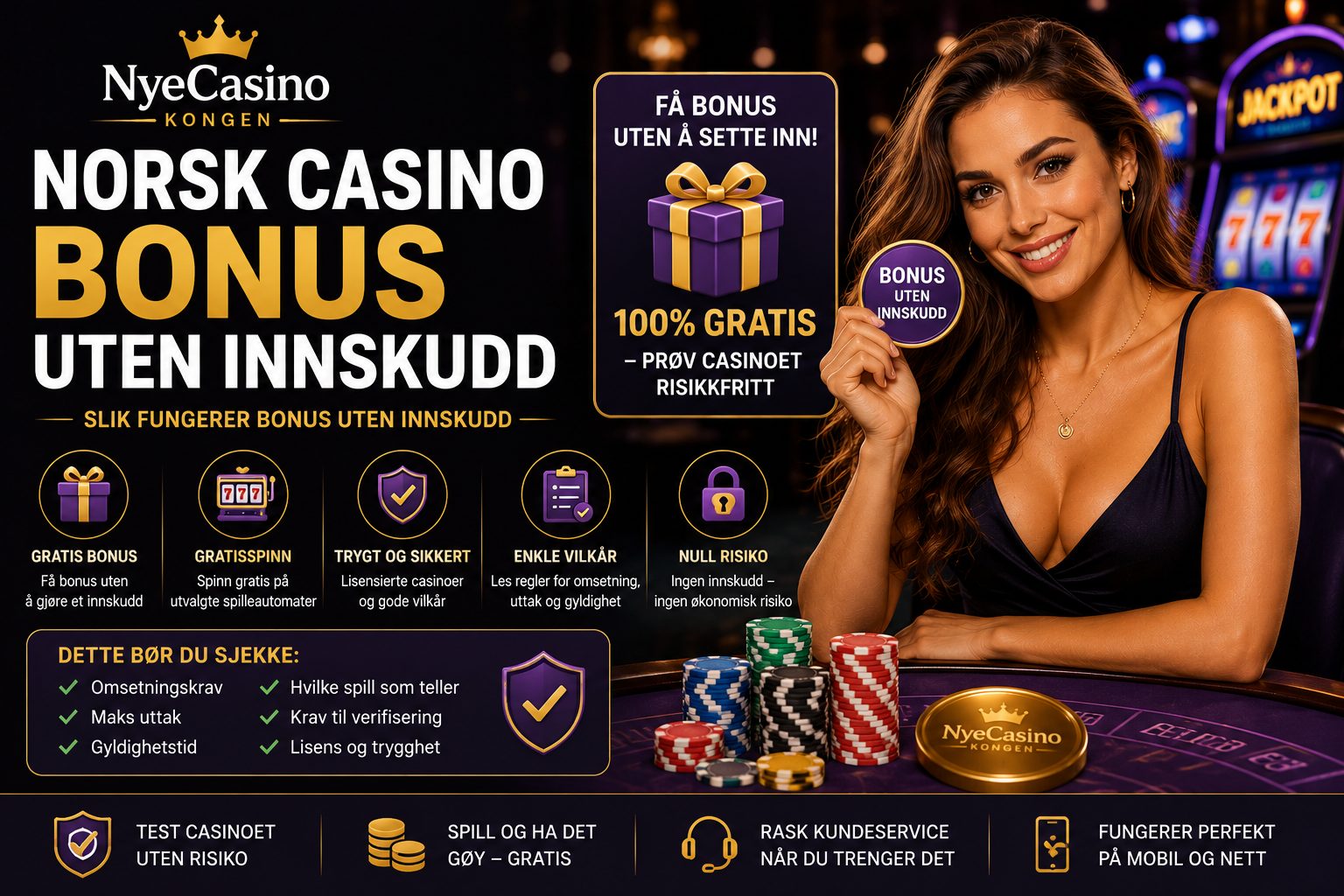 Norsk Casino Bonus Uten Innskudd Guide 1 Read More About The Article Norsk Casino Bonus Uten Innskudd Guide